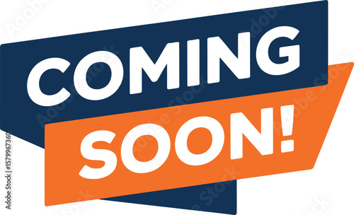 Coming Soon Lettering Design Vector FREE Free Vector
