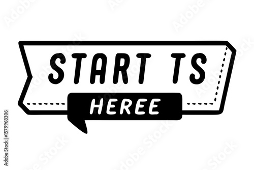red banner start here