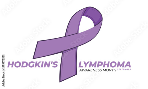 Hodgkin's lymphoma month. background, banner, card, poster, template. Vector illustration.