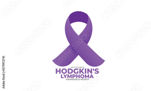 Hodgkin's lymphoma month. background, banner, card, poster, template. Vector illustration.