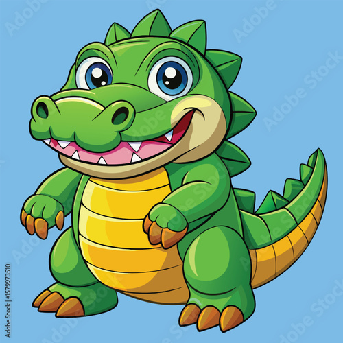 funny crocodile cartoon