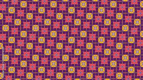 Seamless pattern design great for fabric and wall decor.