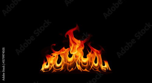 Vibrant Cartoon Flame Icons Collection