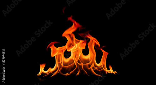 Vibrant Cartoon Flame Icons Collection