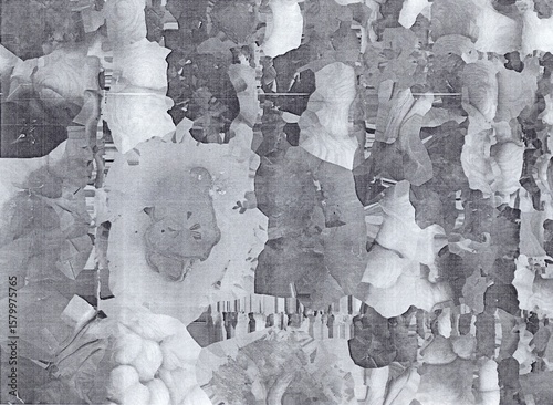 Black and White Abstract Grunge Texture Pattern. 