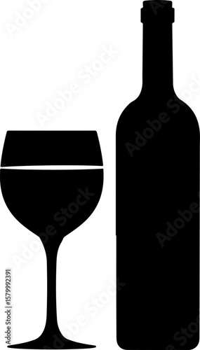 bottle and glass, wine, bottle, glass, alcohol, drink, red, isolated, white, beverage, wineglass, liquid, red wine, celebration, wine bottle, bar, winery, restaurant, object, grape, glasses, green, ca