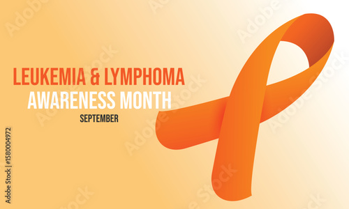 Leukemia  lymphoma month. background, banner, card, poster, template. Vector illustration.