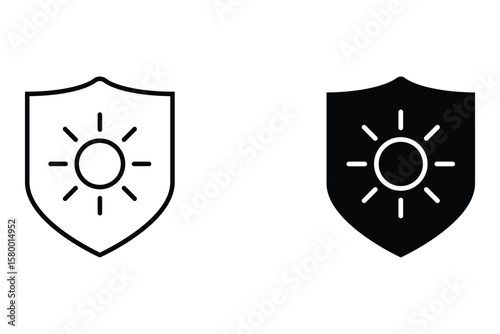summer icon. weather icon. eps vector