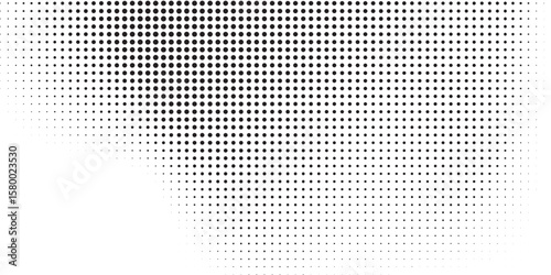 Grunge halftone gradient background. Faded grit noise texture. White and black sand wallpaper. modern dotted