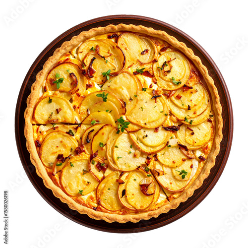 Savory Potato and Onion Quiche Perfect Brunch Idea