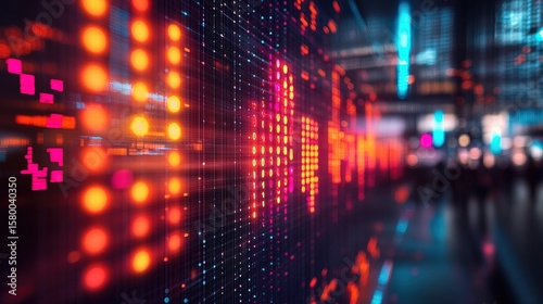 AI-powered finance department glowing with automated stock predictions 