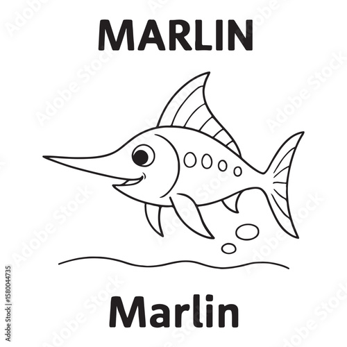 Cute Ocean Animals Vector Set And Underwater Sea Creatures Collection