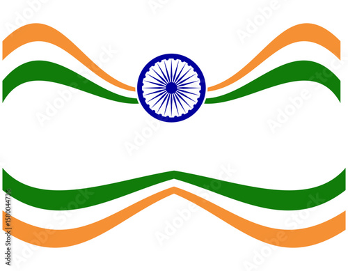 india flag ribbon brush effeect vector design.eps, india flag brush effeect vector design