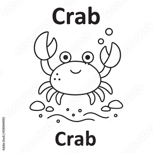 Cute Ocean Animals Vector Set And Underwater Sea Creatures Collection