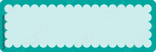 blue frame for text with copy space