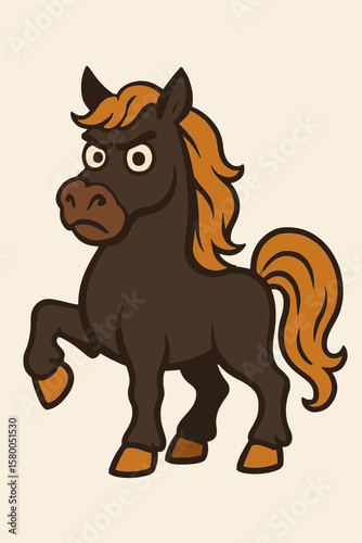 Horse Sivka-Burka from Slavic fairy tales