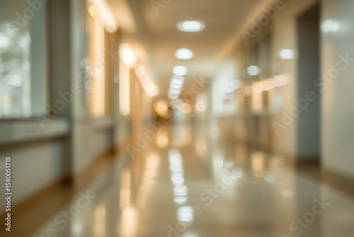 Wallpaper Mural Blurred hospital corridor Torontodigital.ca