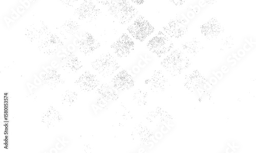 Light grunge diamond dot texture background. Faded stippled geometric pattern with scattered vintage grit effect. Subtle distressed surface.