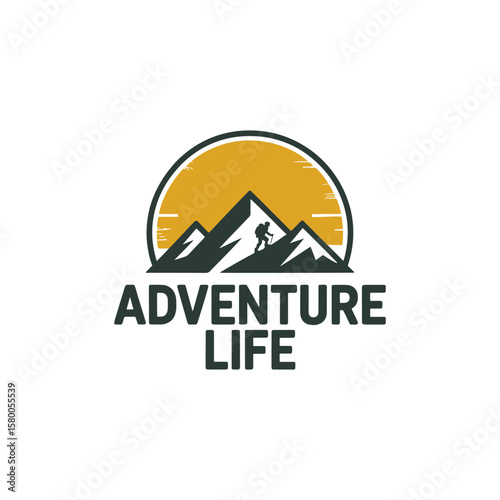 Wallpaper Mural Unique adventure mountain logo Modern and minimalist vector and abstract logo Torontodigital.ca