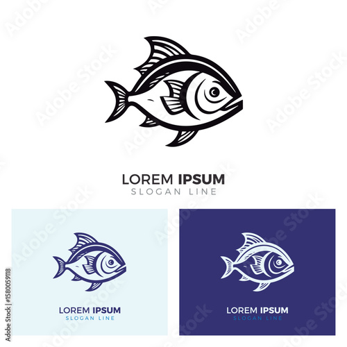Bluefish Logo Design.