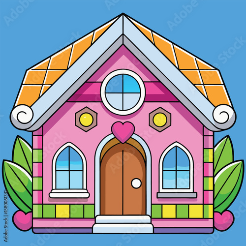 vector illustration of a house