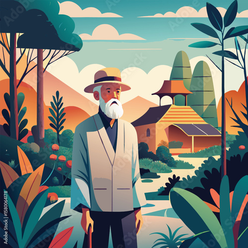 businessman in the park