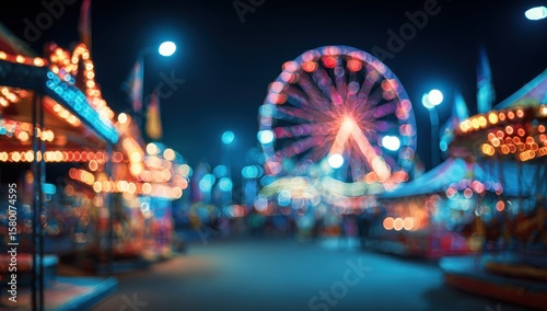 Blurred night fair scene (2)