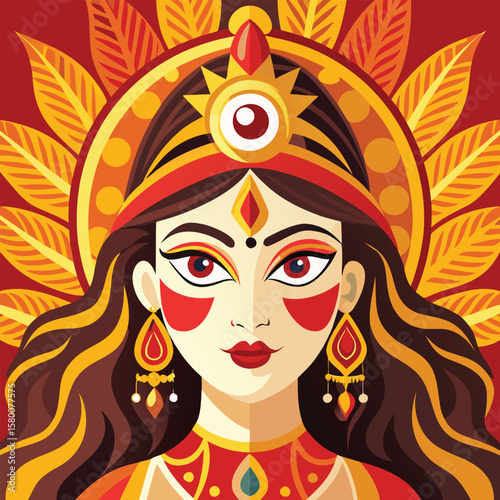 hindu god cartoon illustration