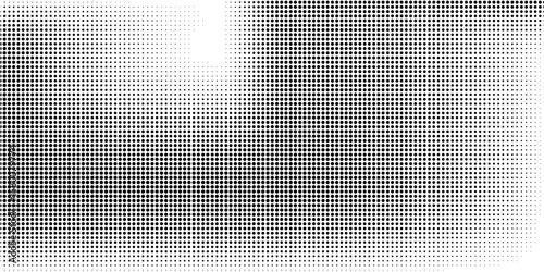 Halftone faded gradient texture. Grunge halftone grit background. White and black sand noise wallpaper. Retro pixilated vector backdrop