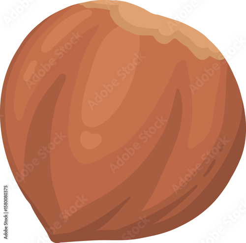 Cartoon nut design. Nut snacks frame, hazelnut, walnut, almond and pistachio frame of polygon shape flat vector illustration. Nuts border frame