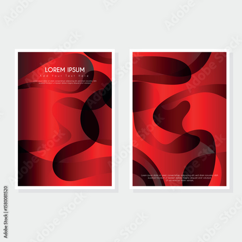 Creative modern abstract cover page design