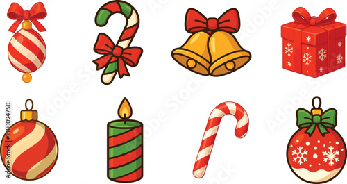 Christmas Icons Set 

