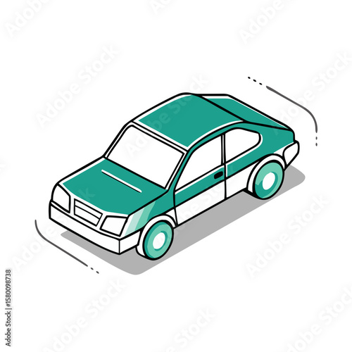 Car front icon for transport services, automotive websites, car rental apps, driving schools, mechanic blogs, and mobility content