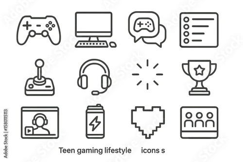 Teen gaming icons: entertainment for young gamers