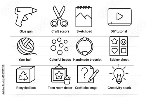 Craft tools and ideas for creative projects and diy activities