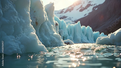 cold glacial sea
