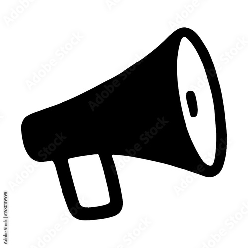 Bold communication symbol illustration vector
