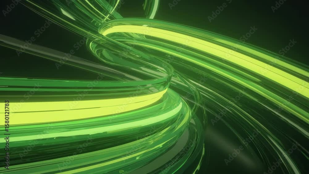 Abstract Energy Lines on Black Background Abstract Energy Lines on Black Background