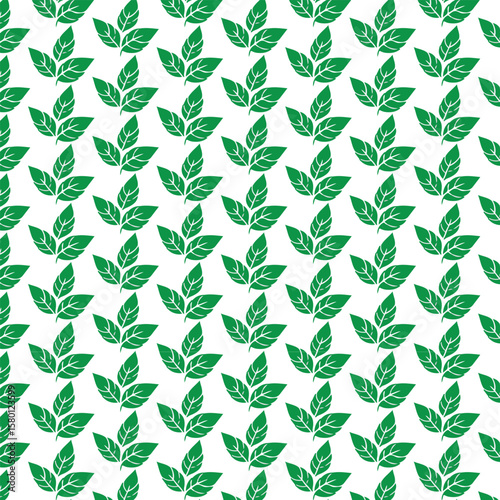 seamless pattern with leaves