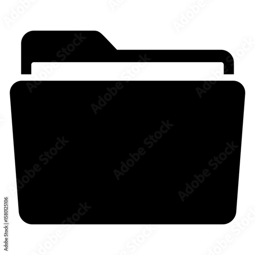 Icono carpeta. Símbolo expediente 