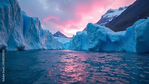 cold glacial sea