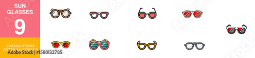 Sunglasses Vector Icon