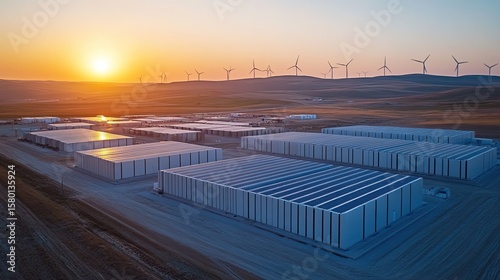 Largest battery energy storage system park in the world, featuring advanced renewable energy infrastructure