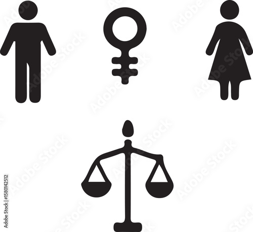 Gender Equality Balancing Scales of Justice for Men and Women