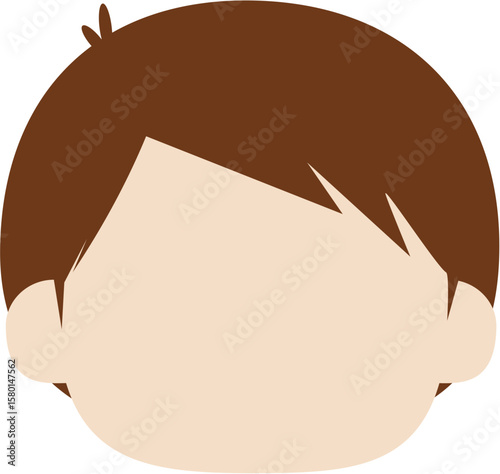 Illutration of Head Body Parts