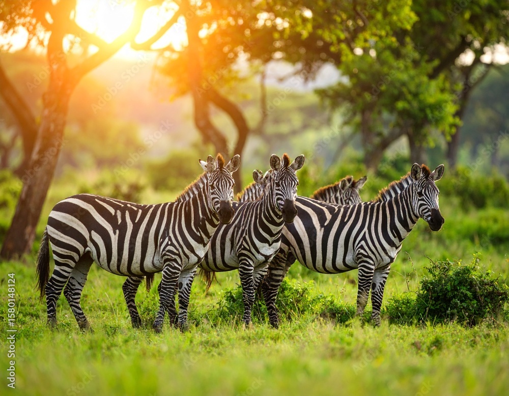 Obraz premium Zebry w rytmie czerni i bieli – abstrakcyjna kompozycja