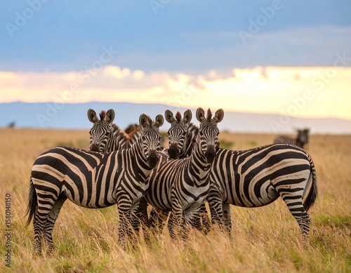 Zebry w rytmie czerni i bieli – abstrakcyjna kompozycja © sportmigawka