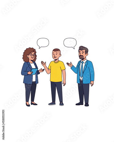 Collaborative Meeting: People in Conversation