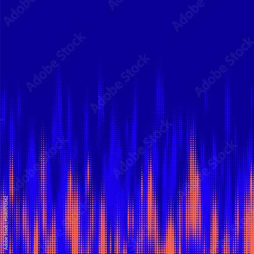 Monochrome round particles on a background. Abstract background. Halftone background.