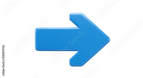 Free Download Blue Right Arrow Transparent PNG Directional Navigation Graphic - GFXLoad